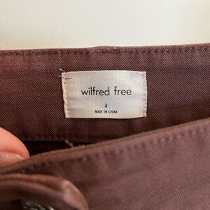 Aritzia Wilfred brown cargo pants